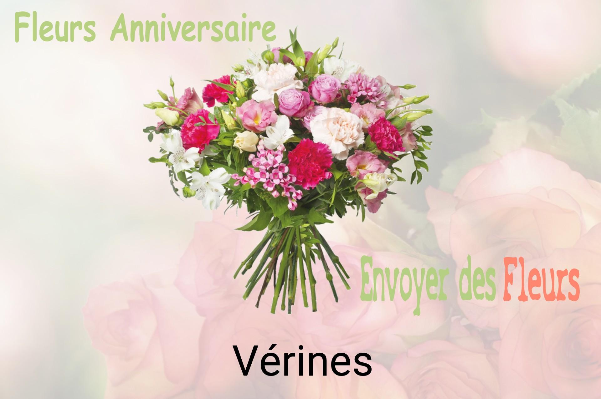 Bouquet de fleurs d’anniversaire livré à Vérines